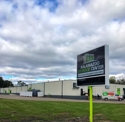 Kalamazoo signage from road view